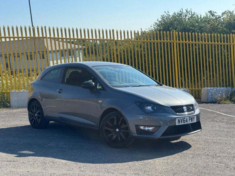 2015 SEAT IBIZA 1.2 TSI FR BLACK SPORT COUPE EURO 5 3DR 12 TOTAL PRICE... photo