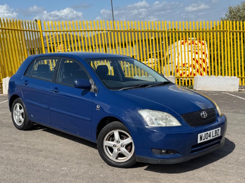 2004 TOYOTA COROLLA 1.4 VVT I T3 5DR 12 1,294 MAKE TOYOTA MODEL COROLLA BODY... photo